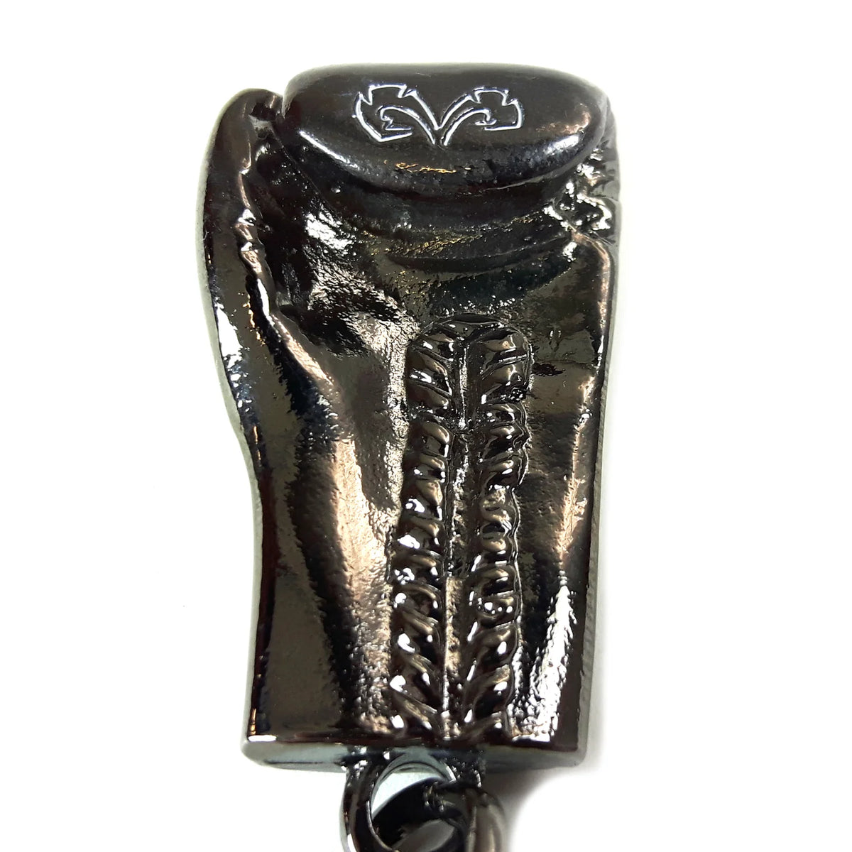 Porte-clés Métal Mini Gants De Boxe - Lot De 2, Noir Et Argenté, 2,7 X 1,4 Cm, Décoration Intérieure Ou Cadeau Sportif - 1
