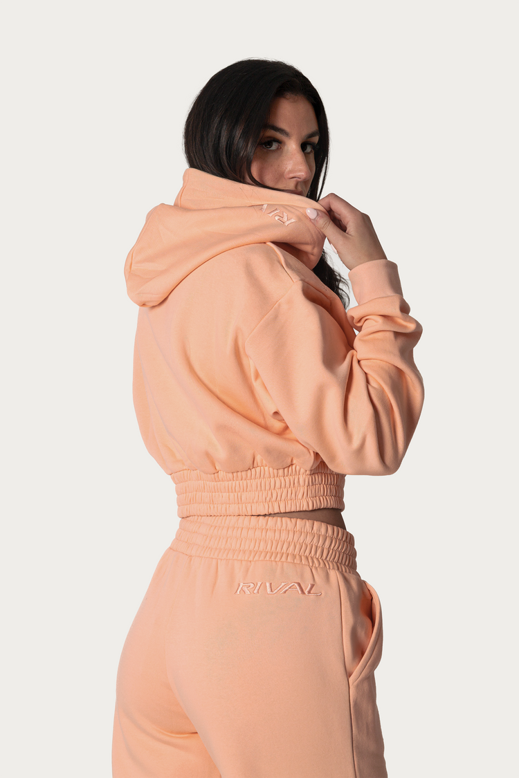 Women's Cropped Heavyweight Fleece Hoodie – Rival Boxing Gear Canada