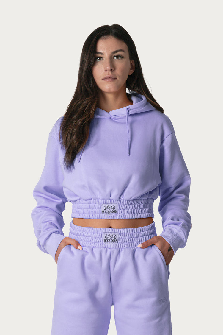 Women's Cropped Heavyweight Fleece Hoodie – Rival Boxing Gear Canada