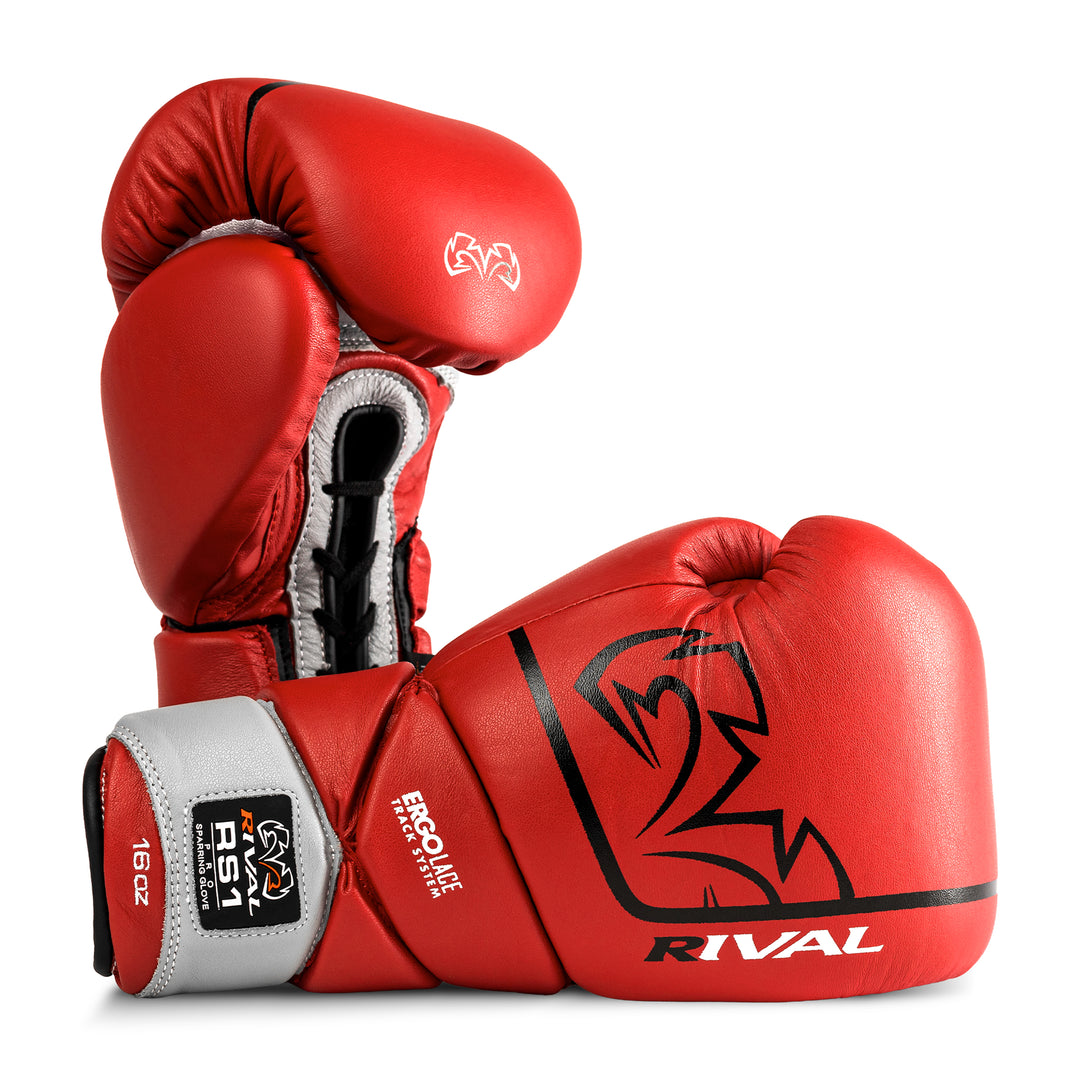 RS1 Leather Pro Sparring Gloves – Rival Boxing Gear Canada