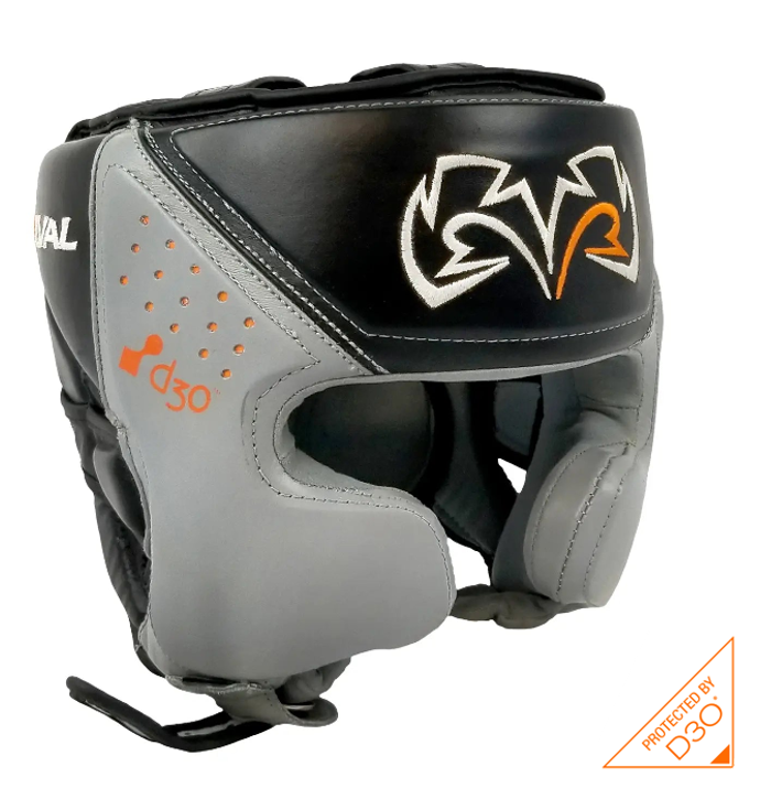 RIVAL Boxing RHG10 Intelli-Shock Headgear, D3O Padding on Front and Sides RIVAL Boxing RHG10 Intelli-Shock Headgear, D3O Padding on Front and Sides